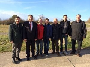 v.L: Andreas Röhm, Daniel Steinrode, Hans Meier, Marco Ackermann, Gert Streib, Felix Fleischle, Wolfgang Schleehauf