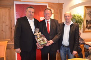 Die Akteure des Abends: Daniel Steinrode, Claus Schmiedel, Mike Jörg