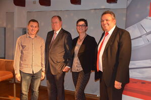 Marco Ackermann, Peer Steinbrück, Saskia Esken, Daniel Steinrode