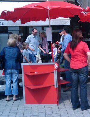 SPD Infostand Nagolder Vorstadtplatz 02.05.09