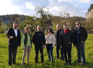 v.l. Daniel Steinrode, Steffi Renz, Hans Meier, Alanur Erdin, Thomas Essig, Andreas Röhm, Holger Schröder