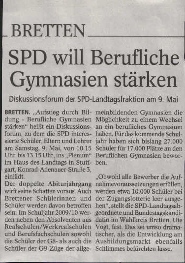 Schulen in Bretten.