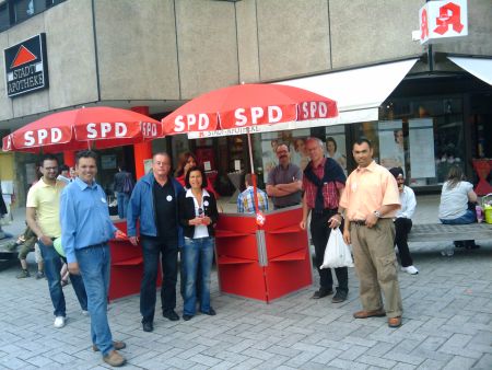 SPD Infostand Nagolder Vorstadtplatz 02.05.09