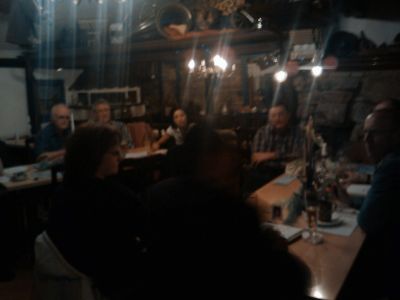 Diskussion mit Kandidaten in Emmingen.