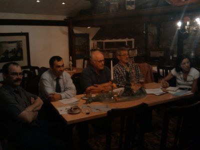 Diskussion mit Kandidaten in Emmingen.