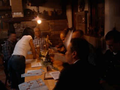 Diskussion mit Kandidaten in Emmingen.