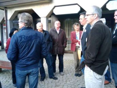 Ortbegehung der SPD´in Hochdorf.