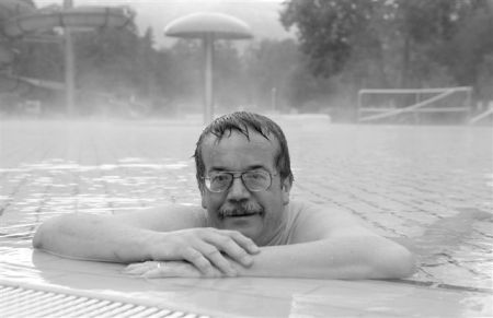 Erholung beim Schwimmen.